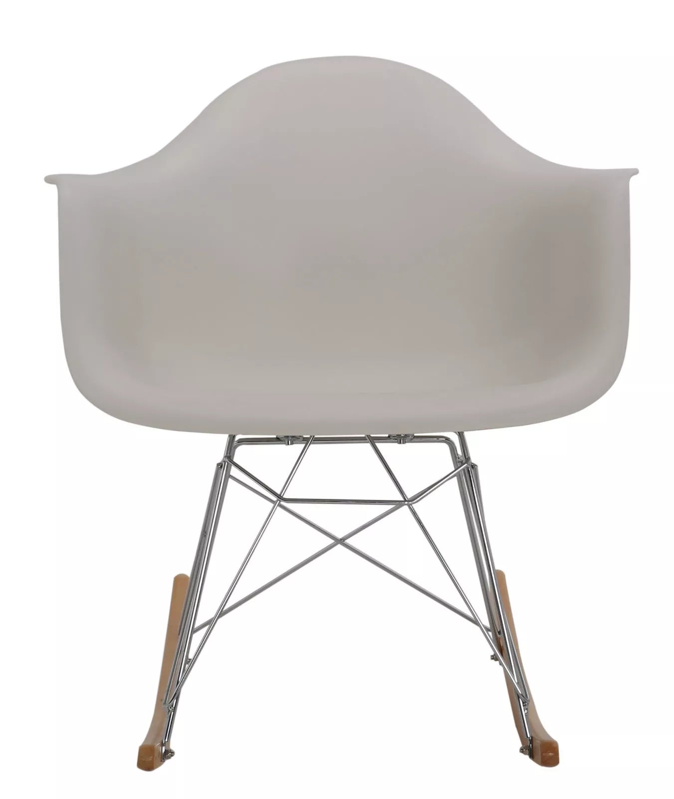 Fauteuil à bascule en plastique moulé Eames