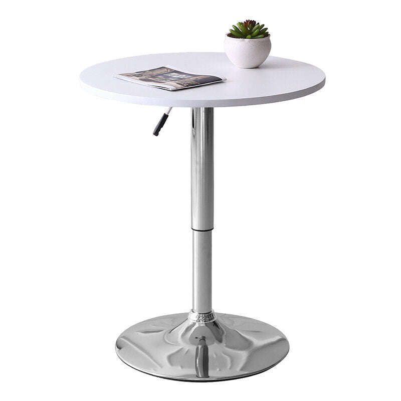 Table de bar ronde à hauteur réglable