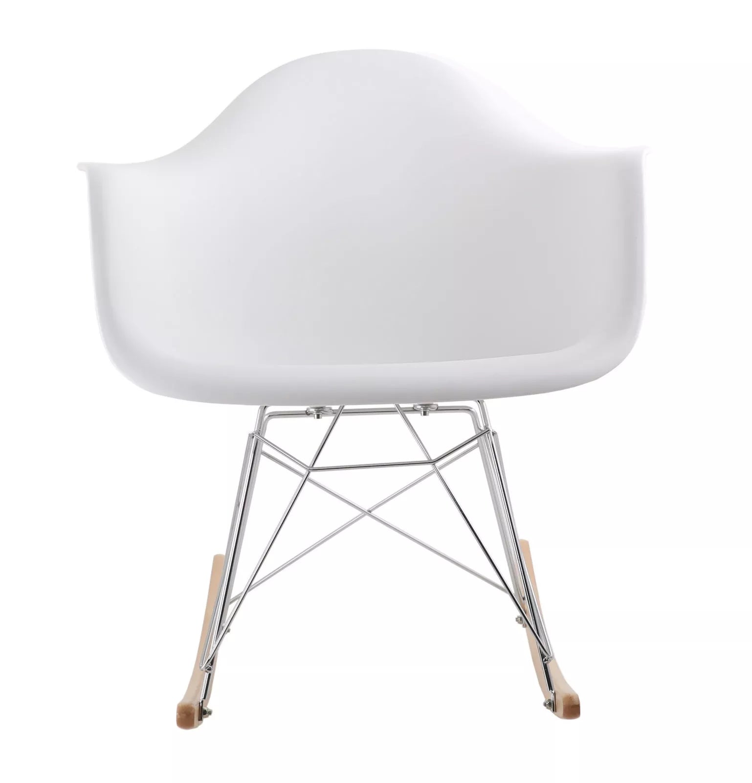 Fauteuil à bascule en plastique moulé Eames