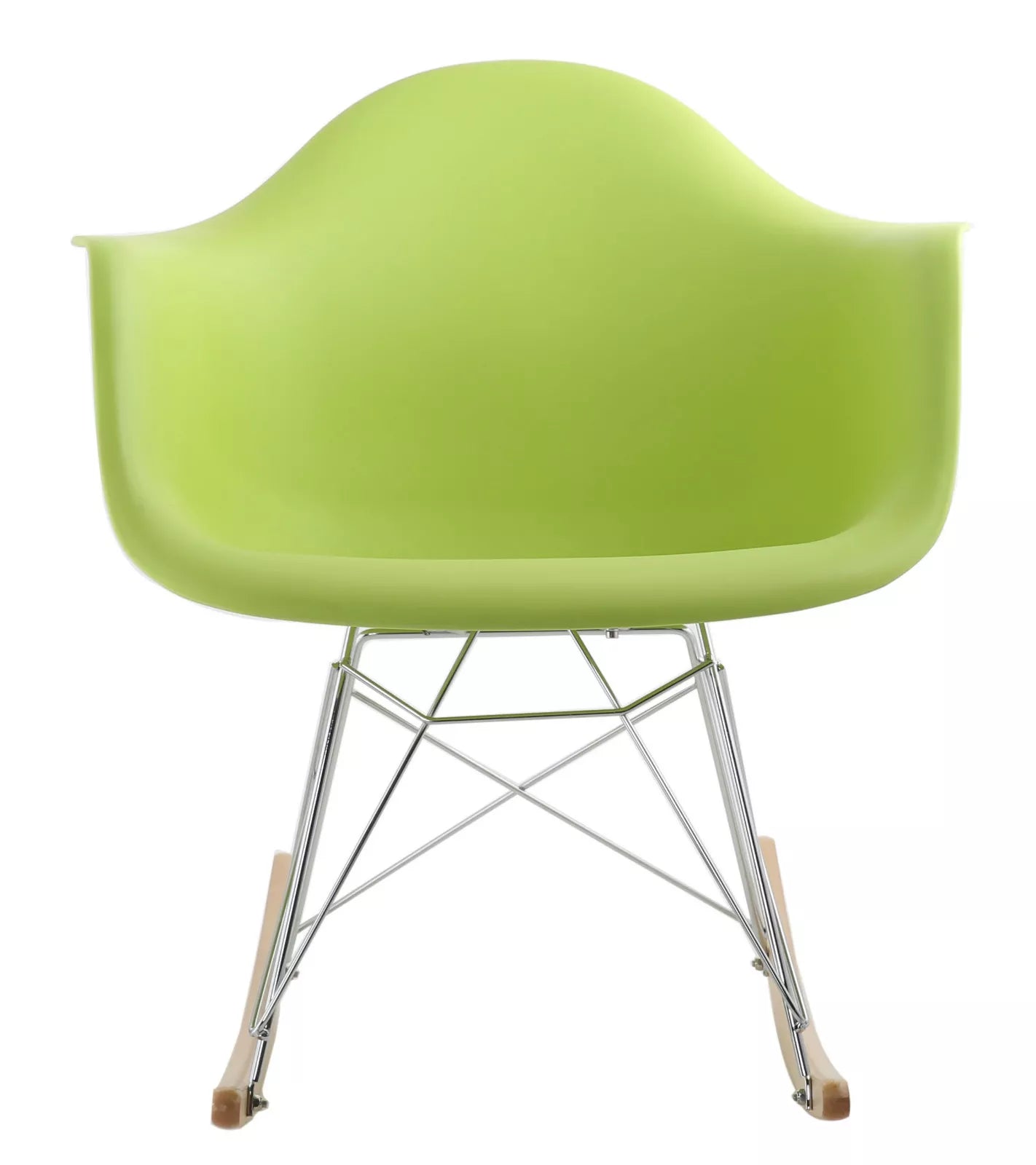 Fauteuil à bascule en plastique moulé Eames