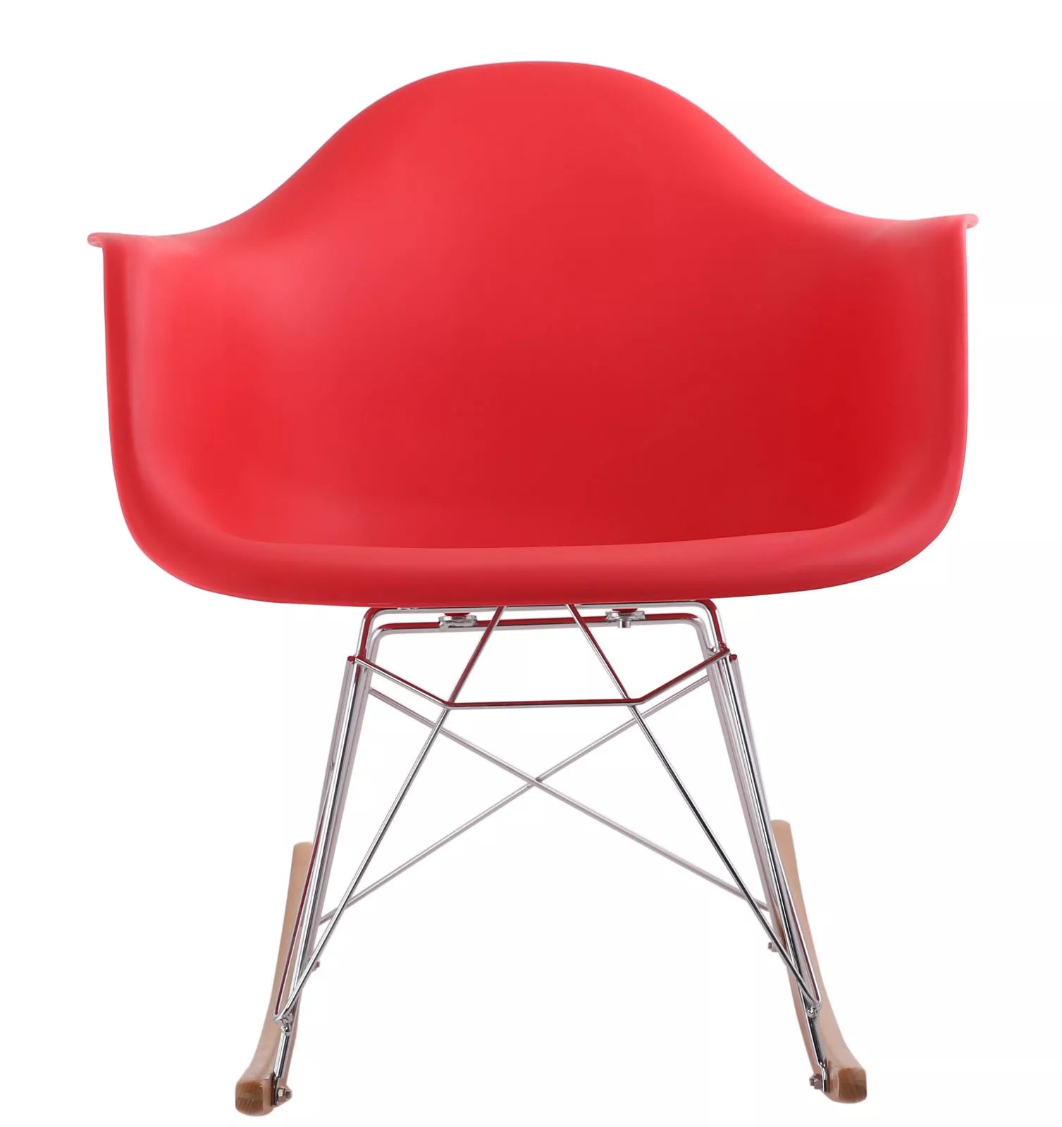 Fauteuil à bascule en plastique moulé Eames