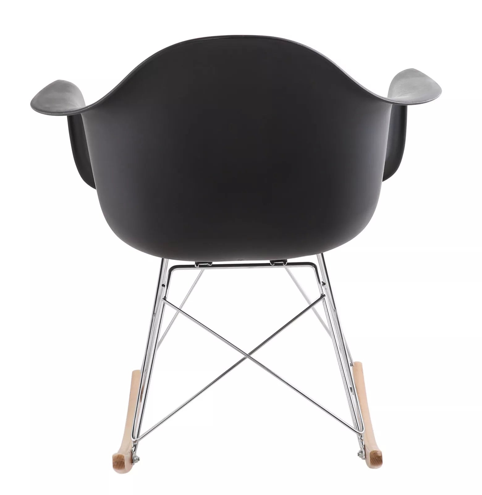 Fauteuil à bascule en plastique moulé Eames