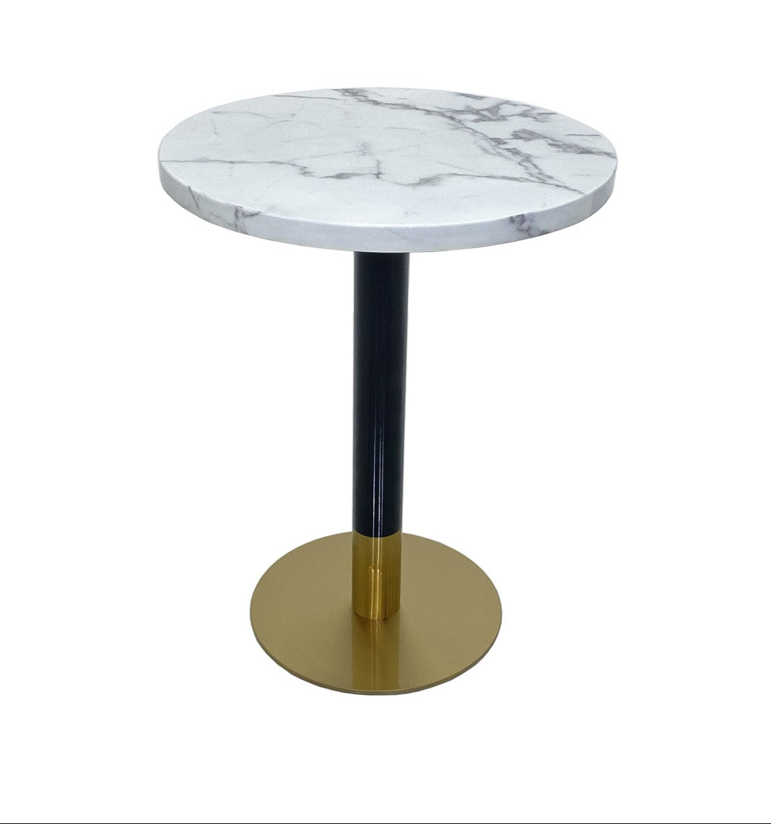 Table ronde Orbit Continental à hauteur de thé - Marbre