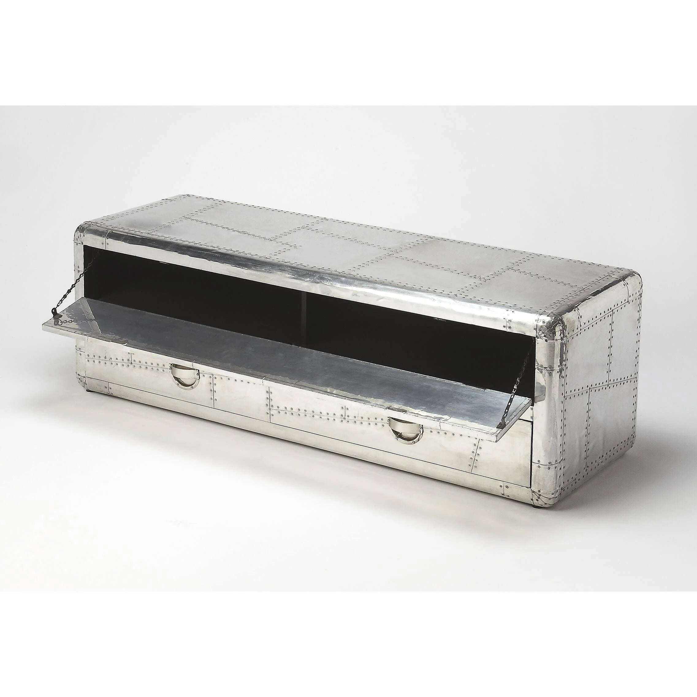Console de divertissement Centre Média Aviation Coins arrondis En détresse
