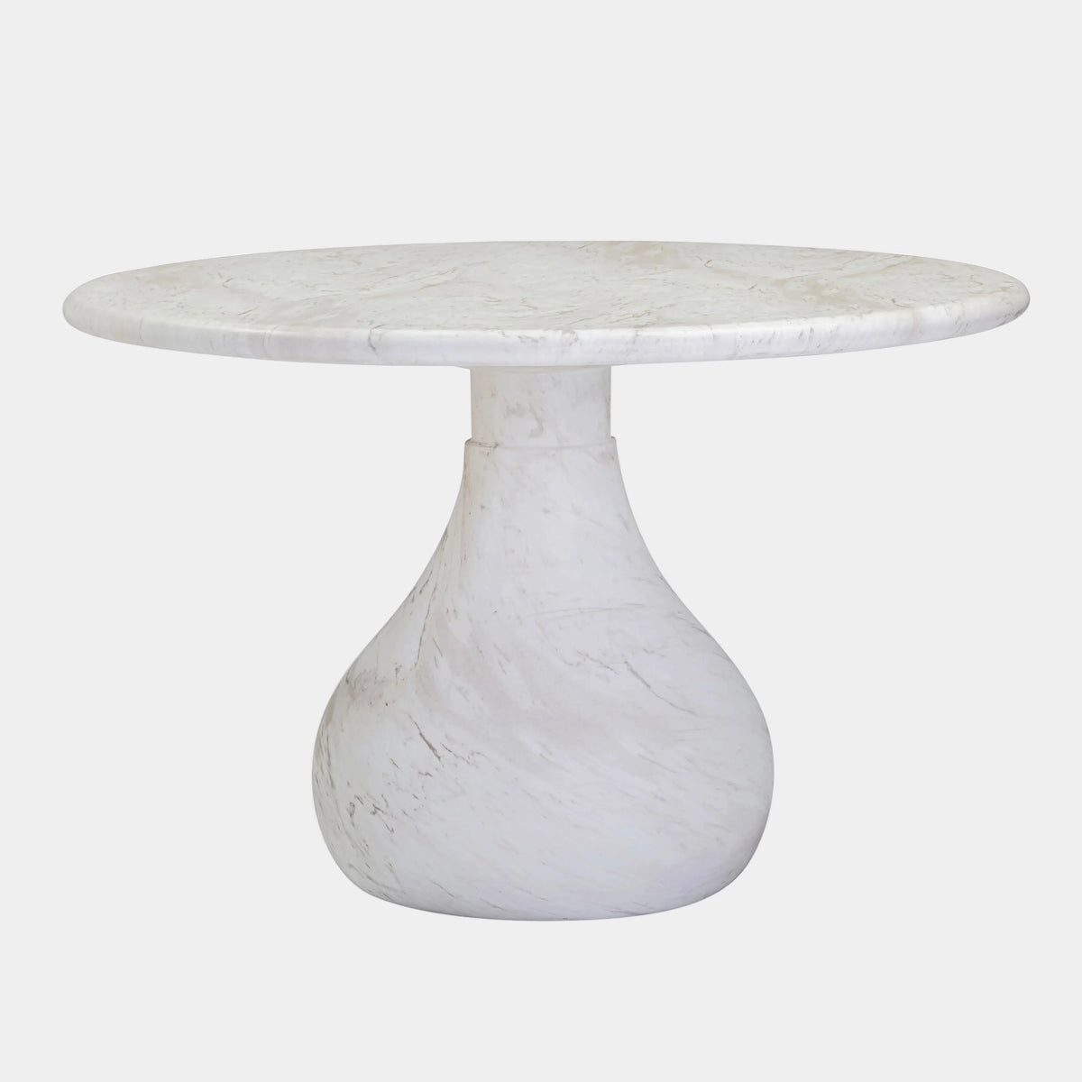 Smooch Indoor Outdoor Dining Table - 47" Concrete Round
