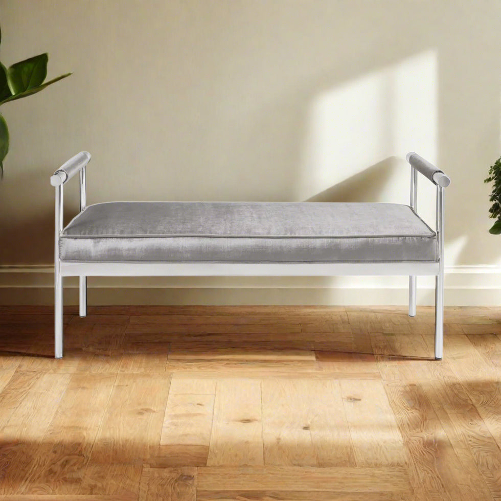 Banc en velours Roma