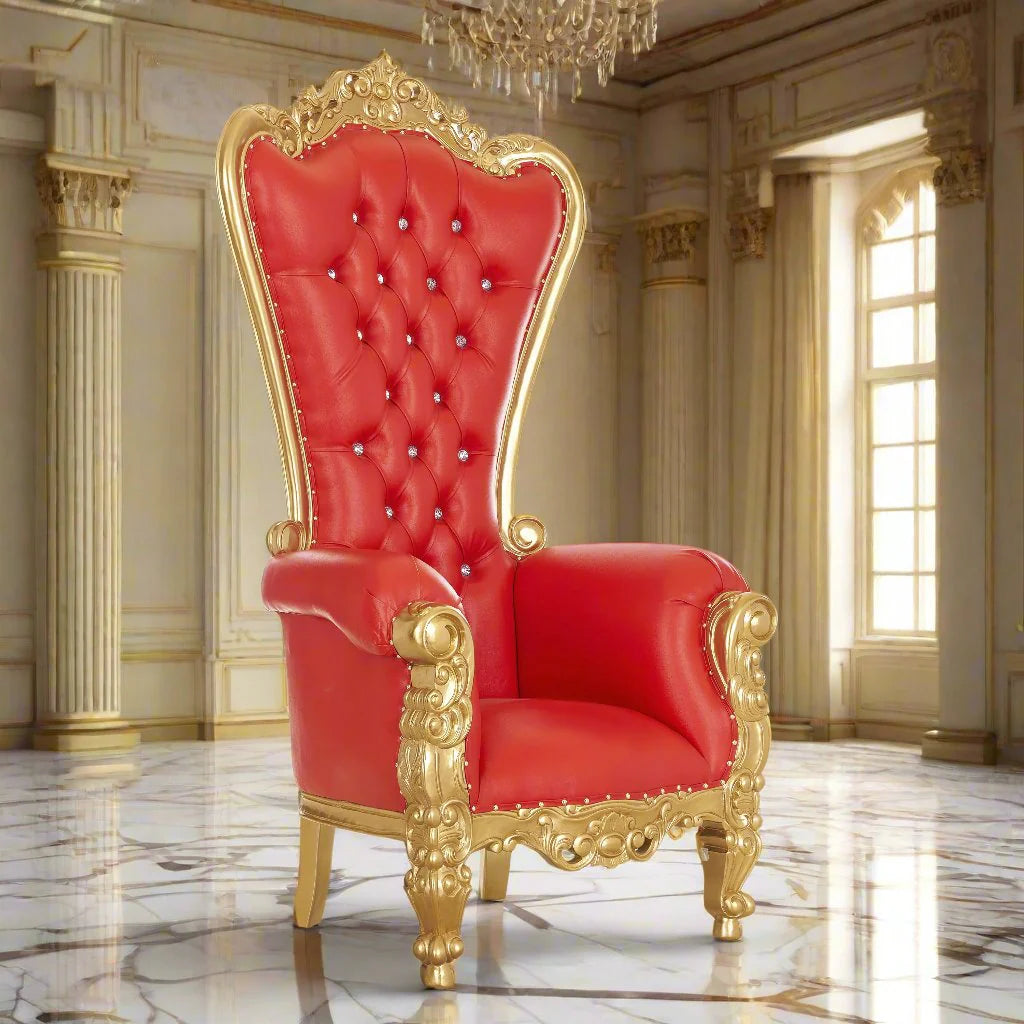 Queen Tiffany Throne Chair - Vinyl