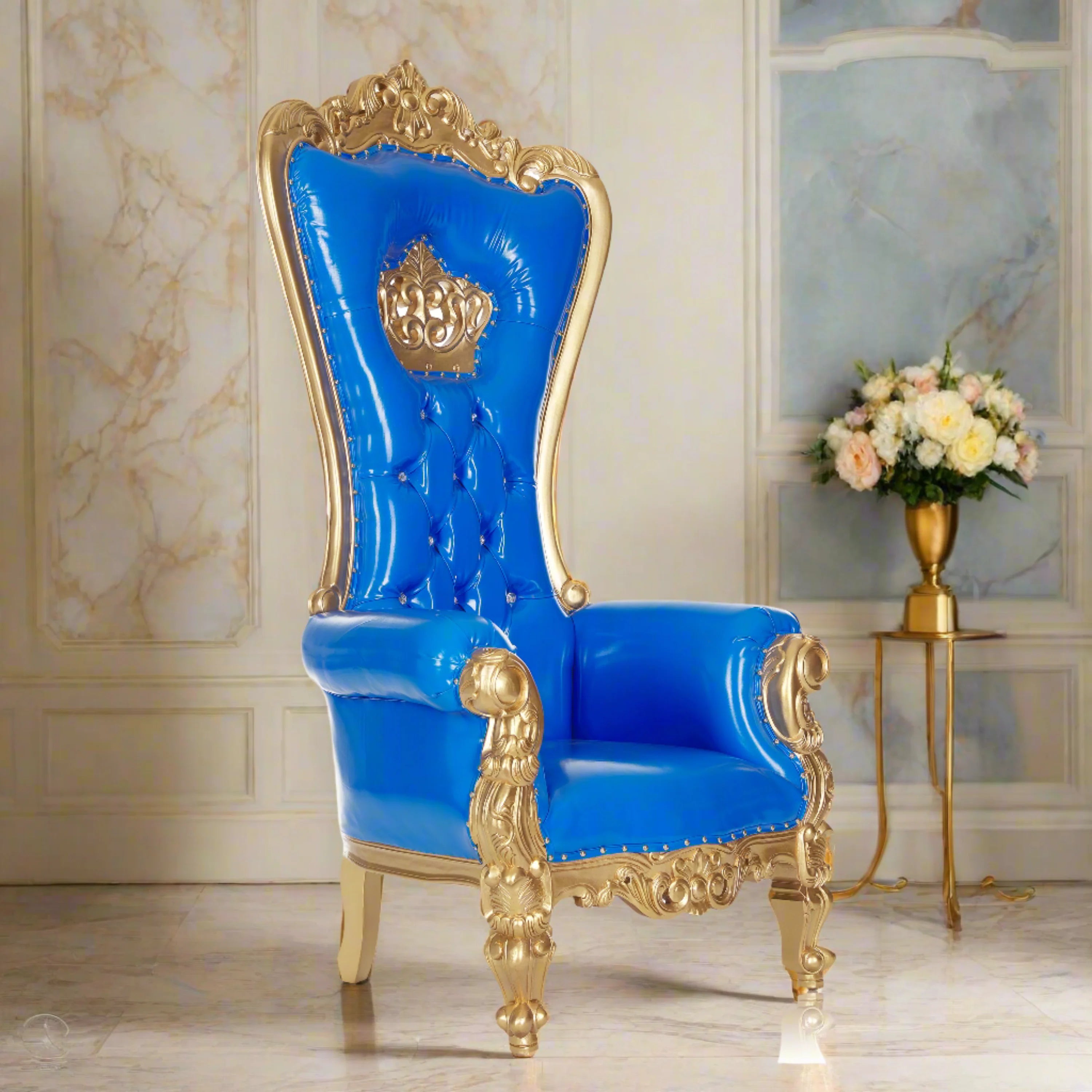 Crown Tiffany Throne Chair