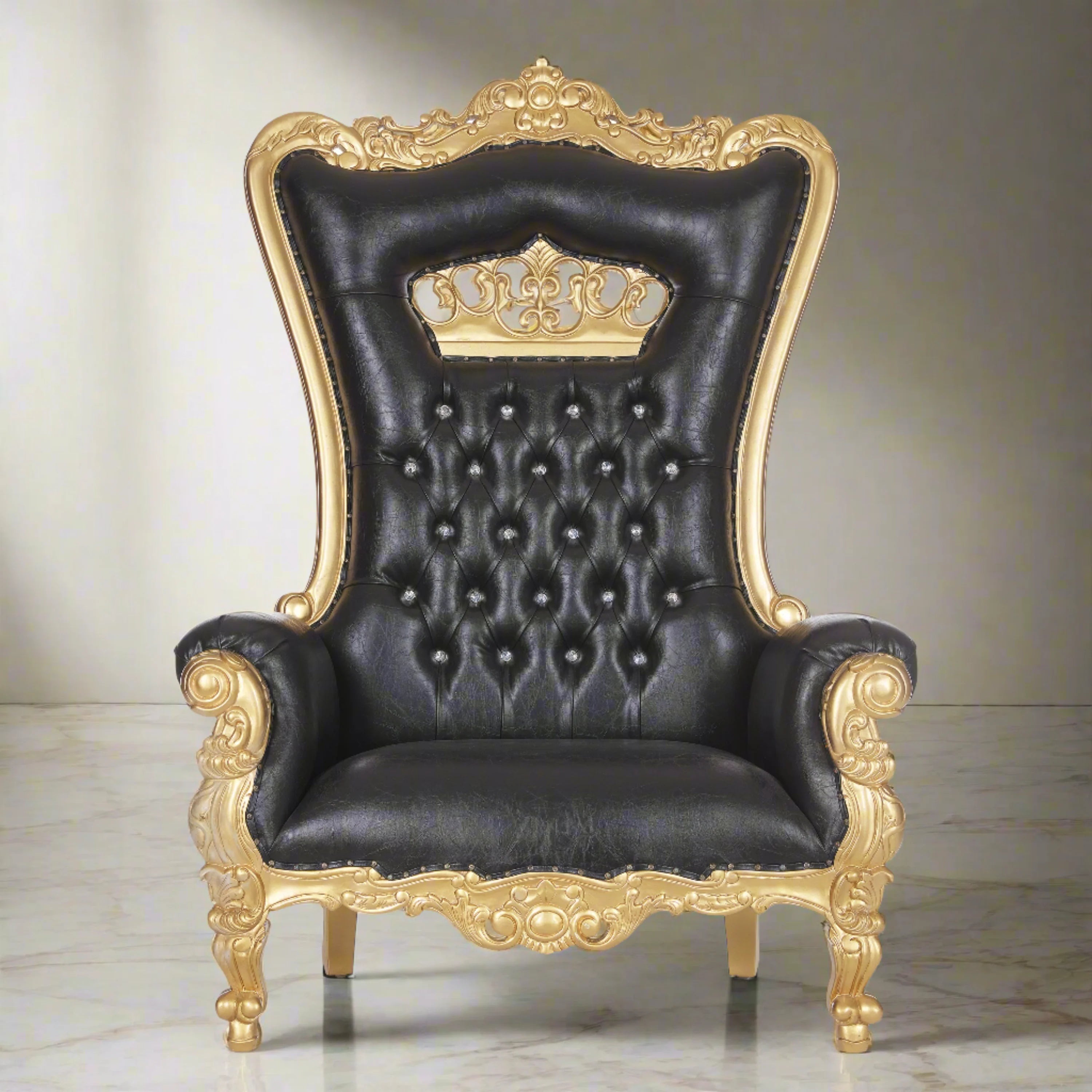 Crown Tiffany Extra Wide Throne Chair