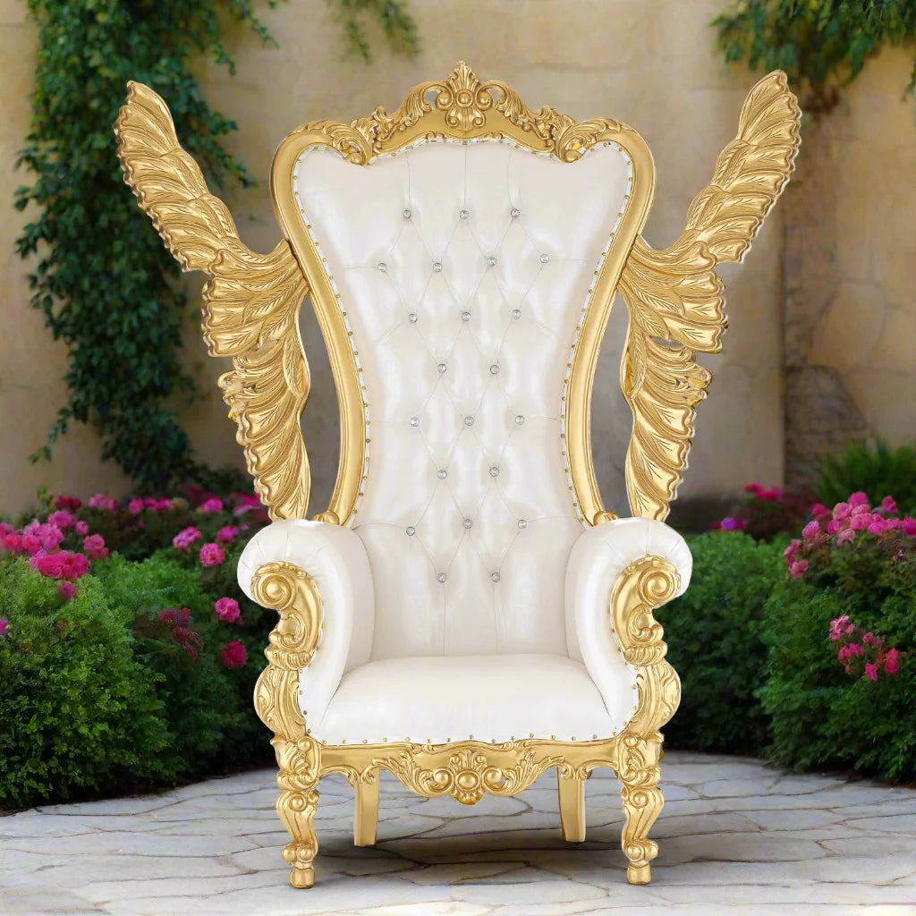 Chloe Throne Chair - Butterfly Wings
