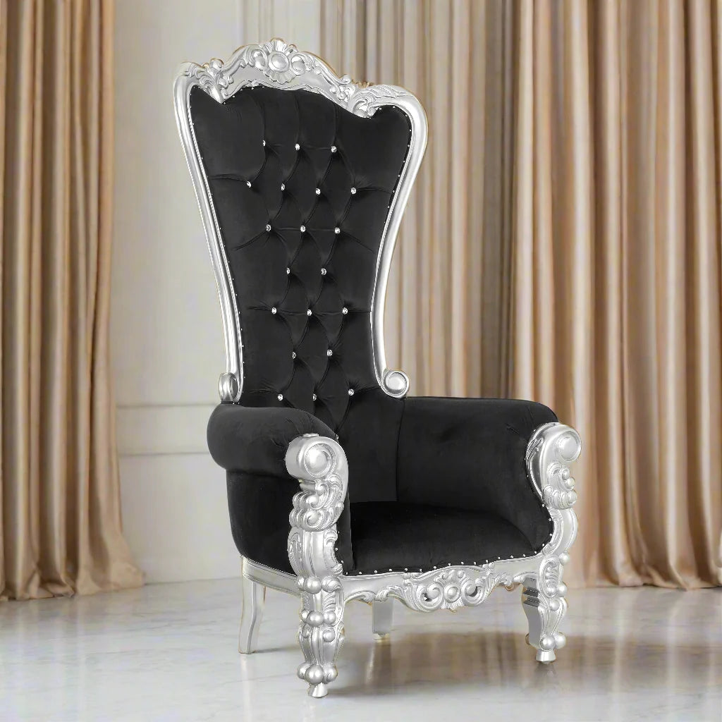 Queen Tiffany Throne Chair - Velvet