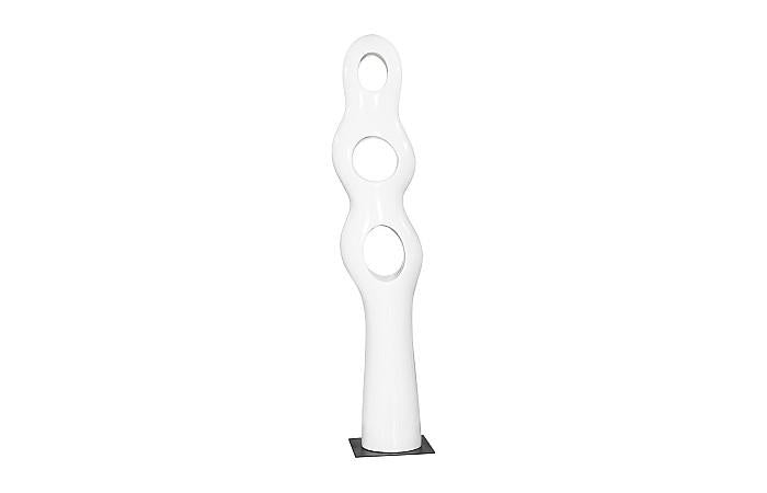 Triple Circle Sculpture Gel Coat - White