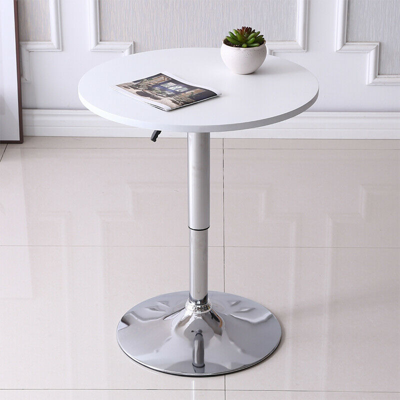 Table de bar ronde à hauteur réglable