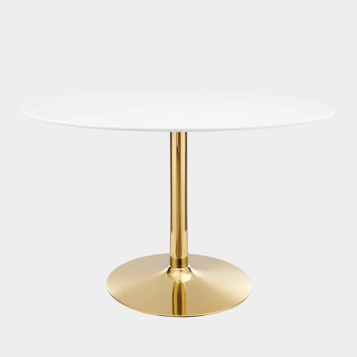 Verne Dining Table - 48" Oval White