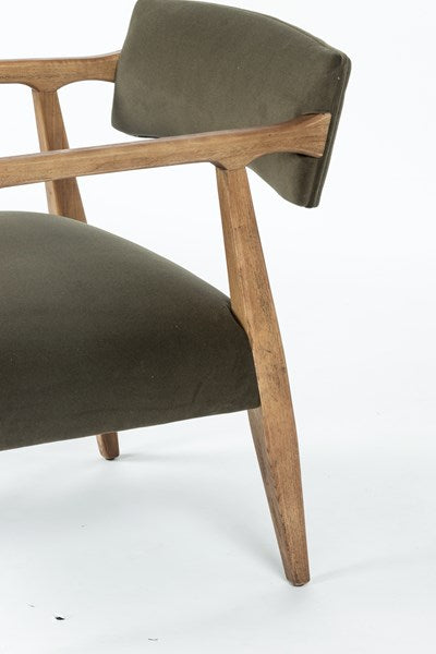 Edith Upholstered Velvet Arm Chair