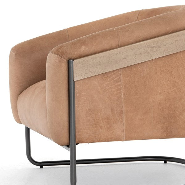 Chaise en cuir Spencer