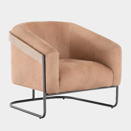 Chaise en cuir Spencer