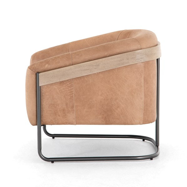 Chaise en cuir Spencer