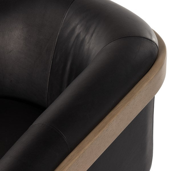 Chaise en cuir Spencer
