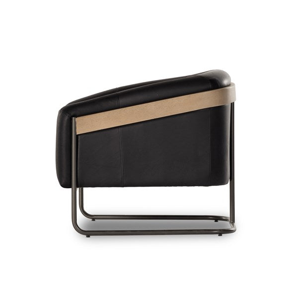 Chaise en cuir Spencer