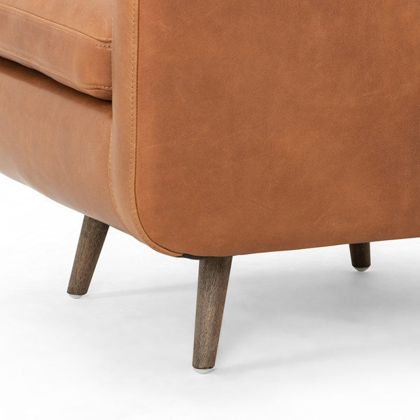 Chaise pivotante à dossier arrondi