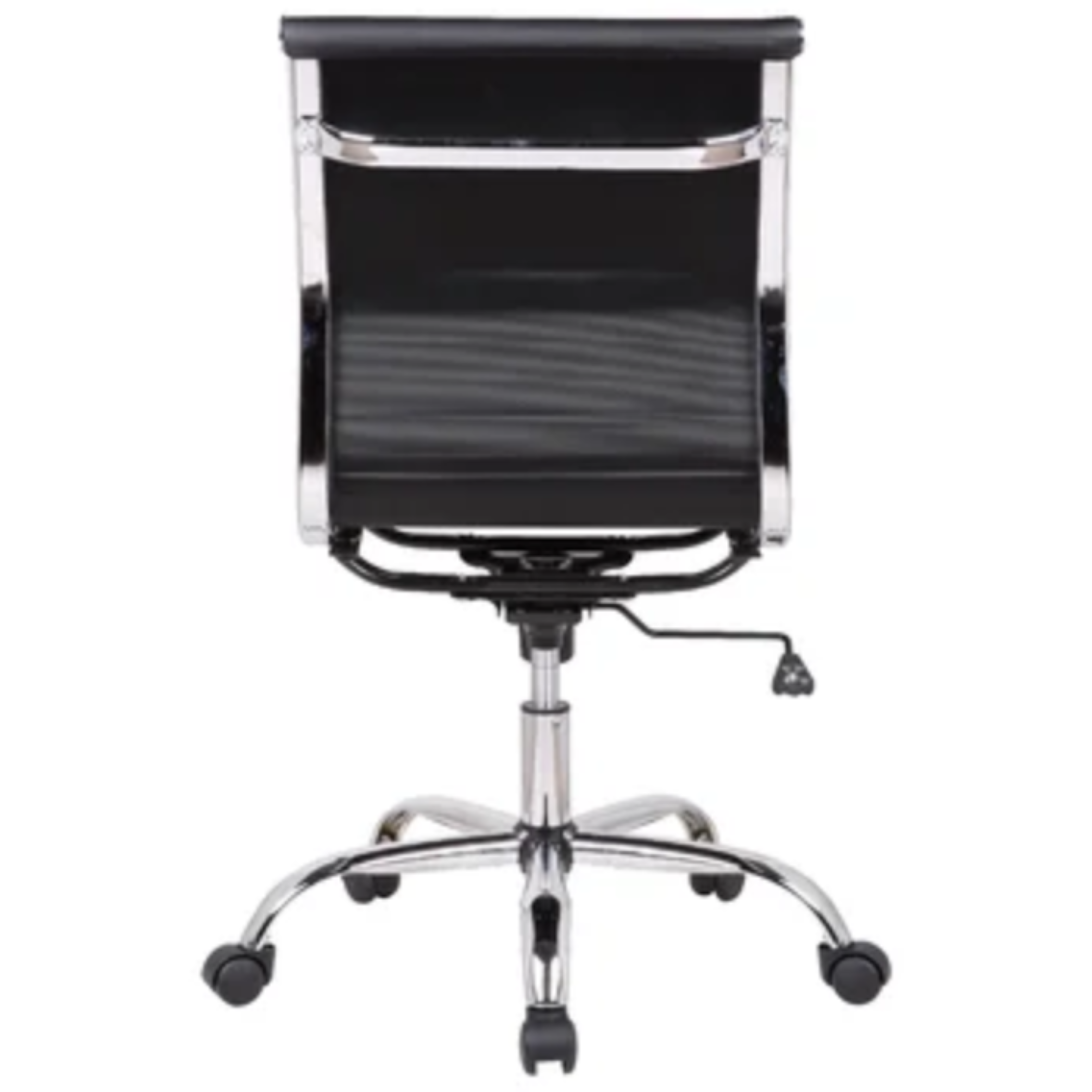 Chaise de direction sans accoudoirs Eames Aluminum Group - Dossier bas