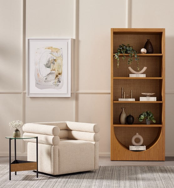Voohres Channeled Swivel Chair