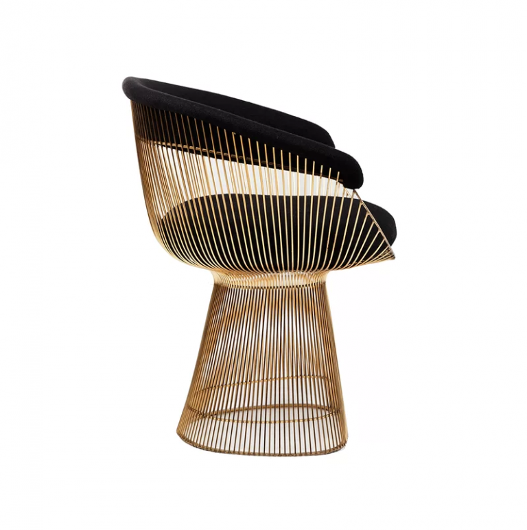 Chaise de salle à manger Warren Platner