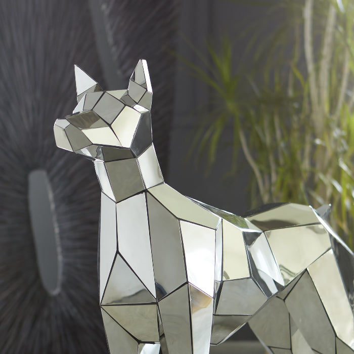 Crazy Cut Dog Sculpture