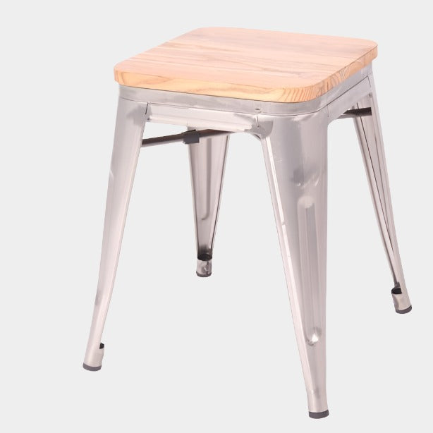 Mini Tolix (Natural Wood Seat)
