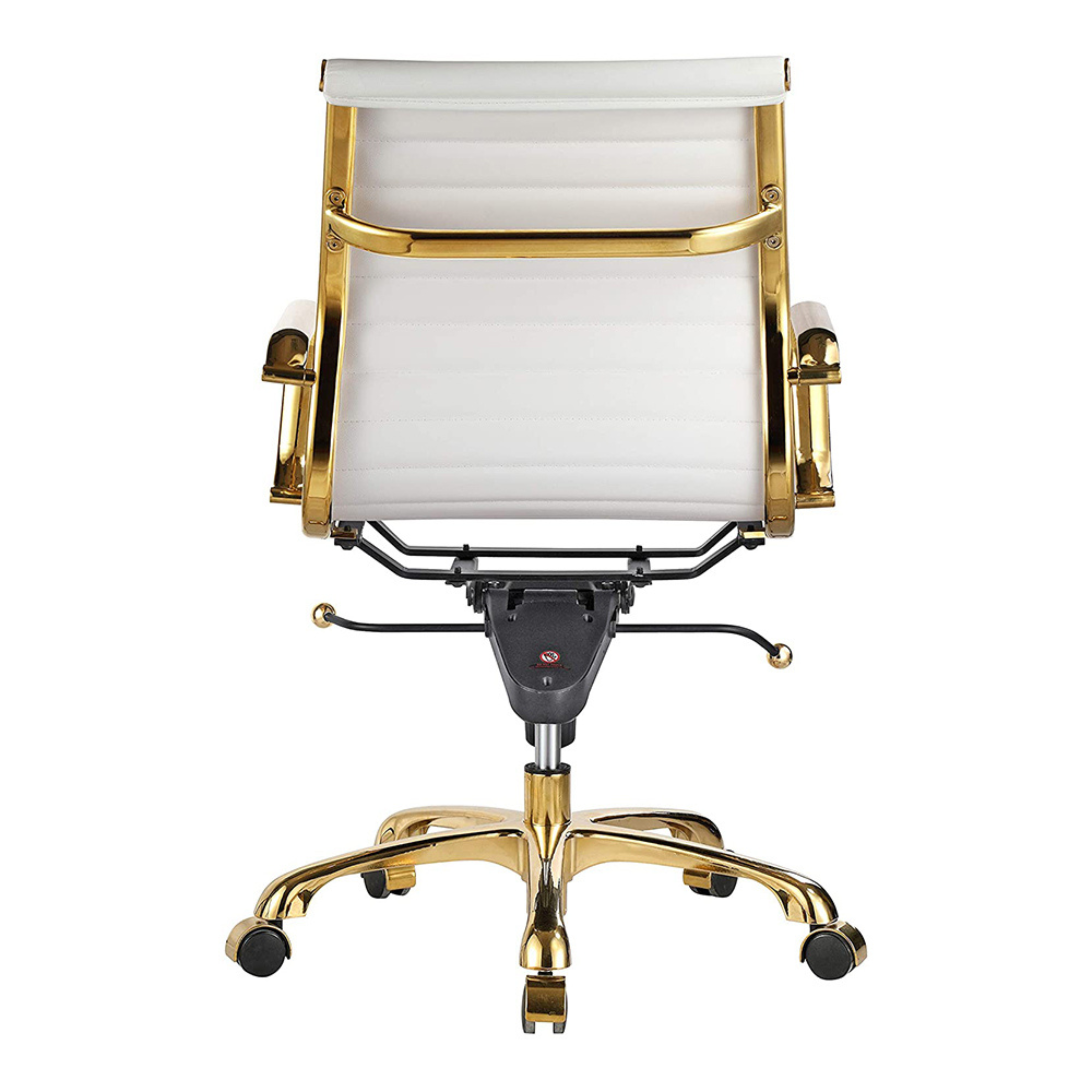 Eames Group Management Chair Gold Frame - Low Back