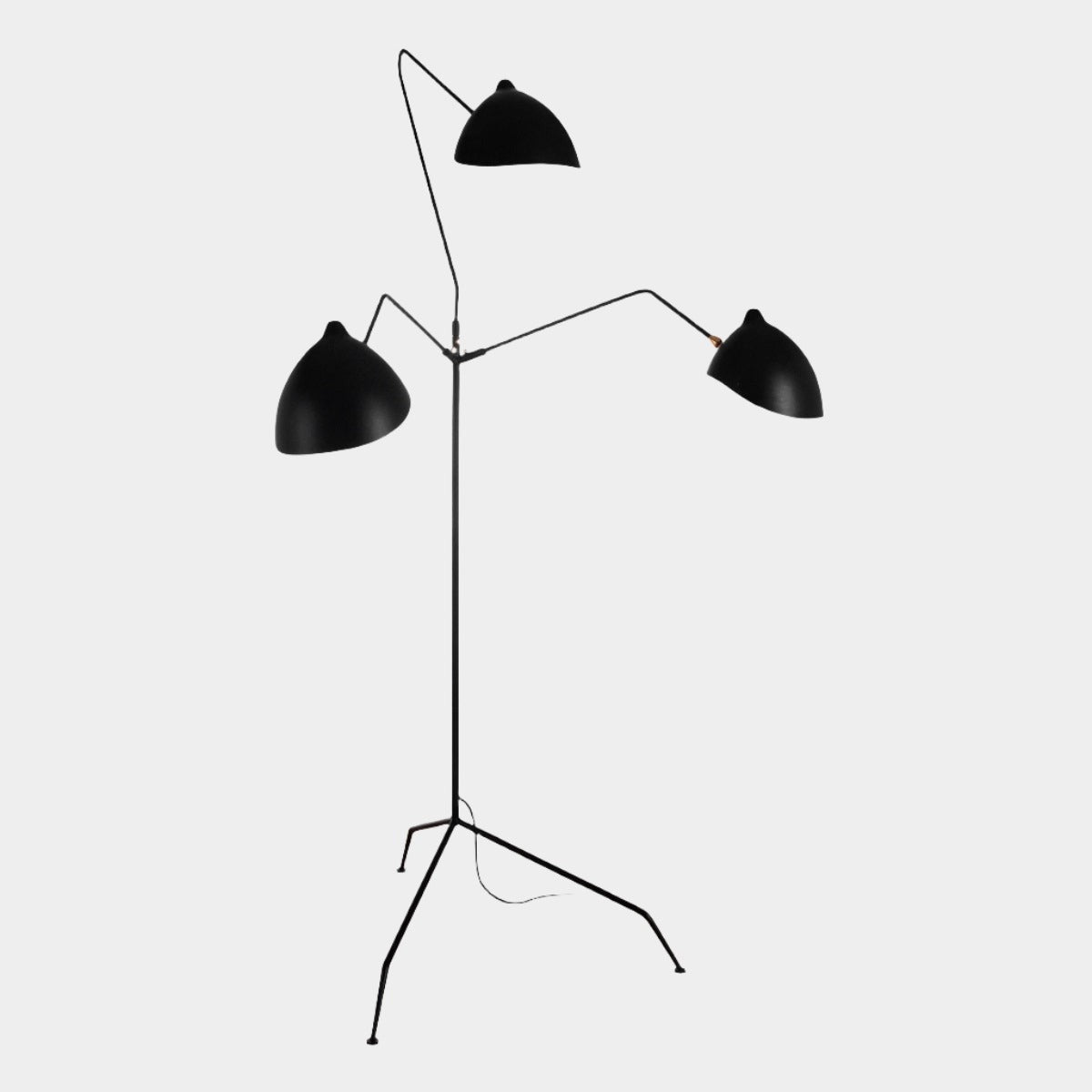 Lampadaire à trois bras Serge Mouille