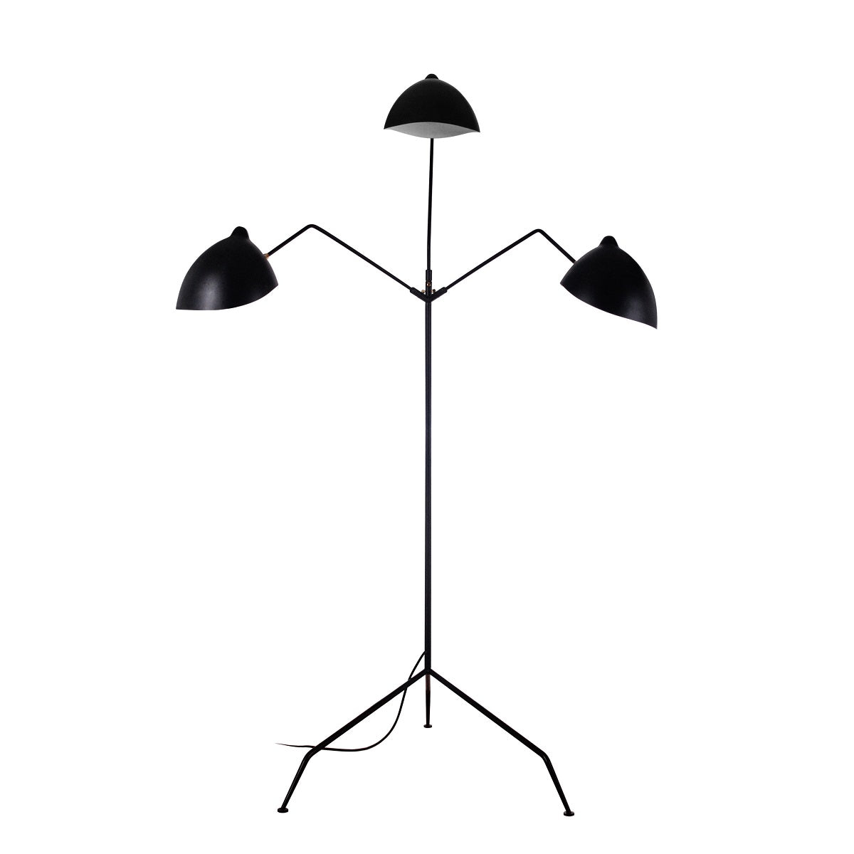 Lampadaire à trois bras Serge Mouille