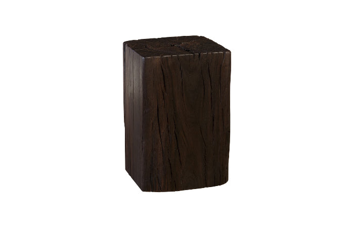 Tabouret en bois noir