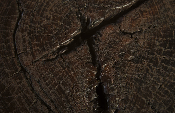 Black Wood Stool