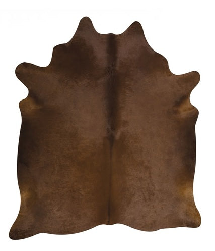 Cuir de vache naturel marron