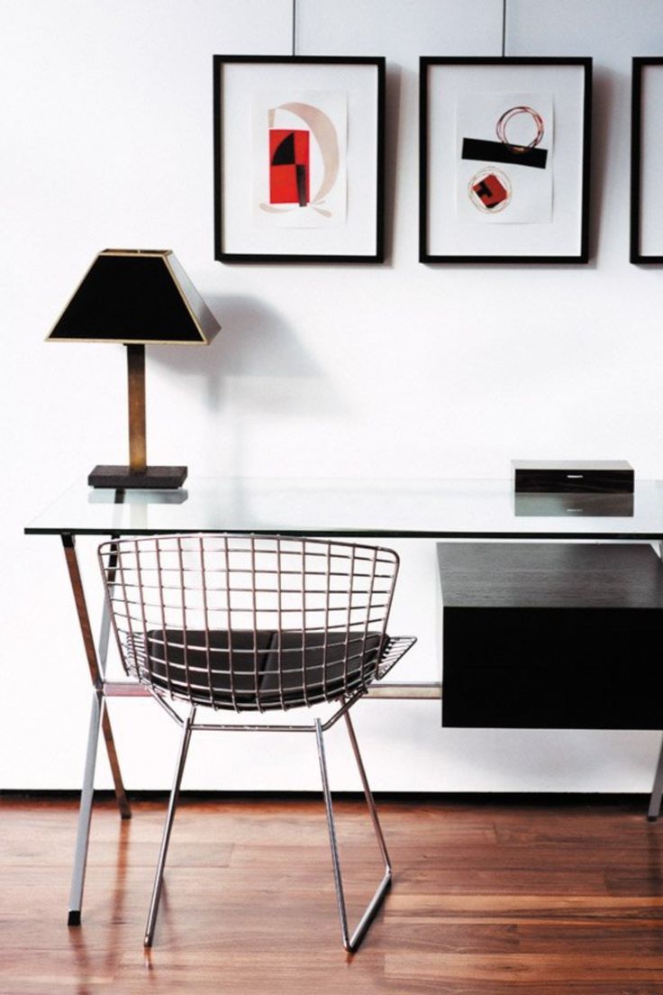 Chaise de salle à manger Bertoia