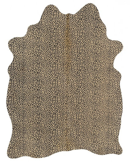 Peau de vache au pochoir guépard