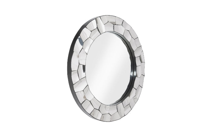 Crazy Cut Round Mirror