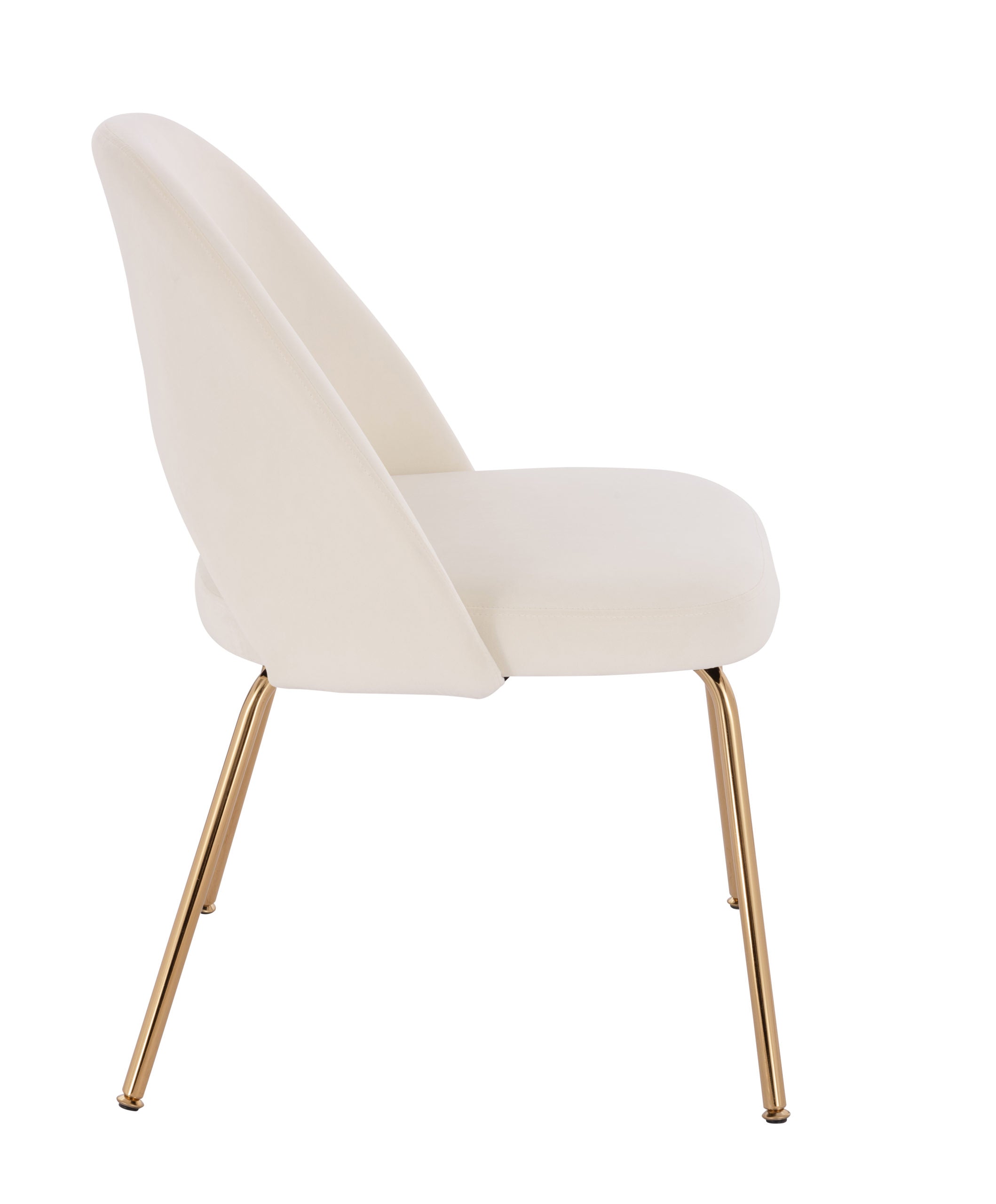 Sand Gold Velvet Dining Chair