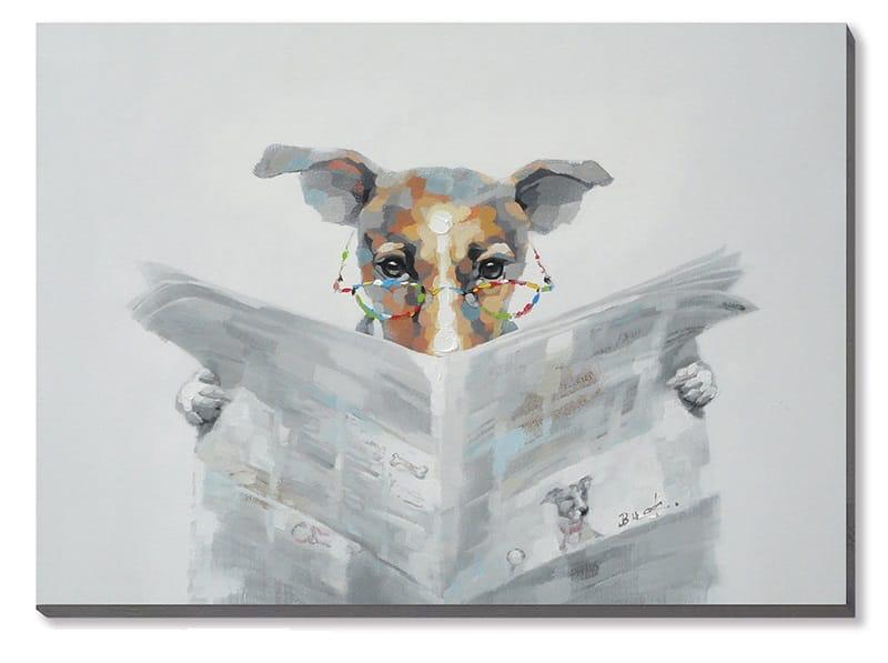 Journal de lecture de chien - 50% peint à la main