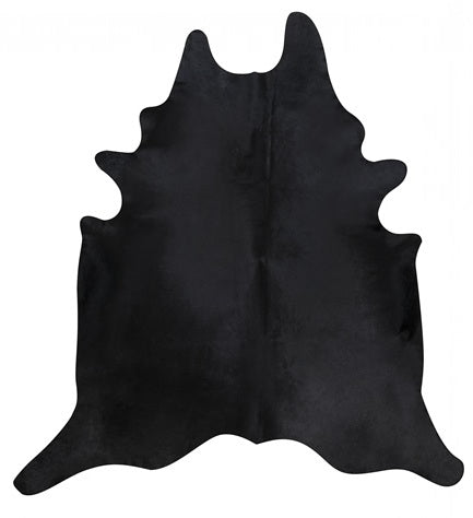 Dyed Black Cowhide