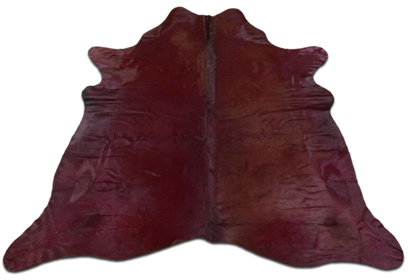 Dyed Burgundy Cowhide