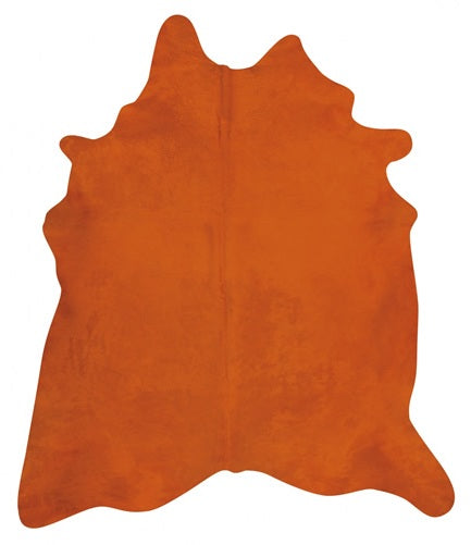 Dyed Orange Cowhide