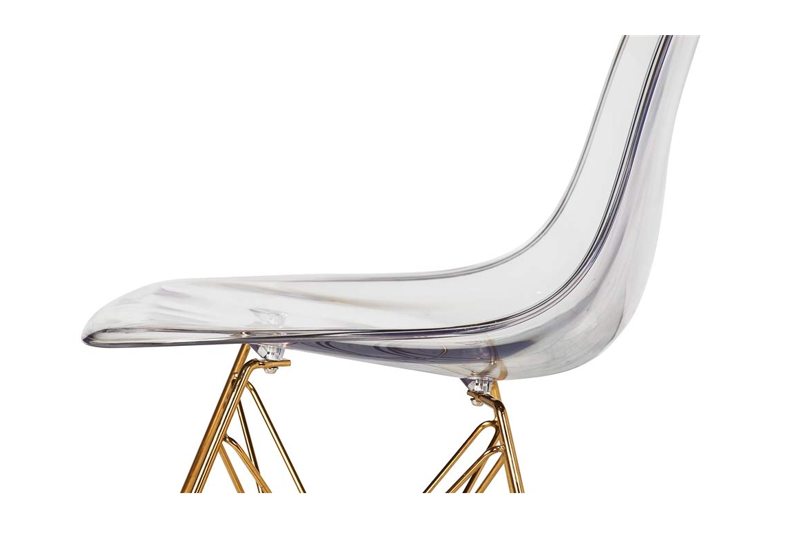 Chaise de salle à manger Eiffel (siège en acrylique)