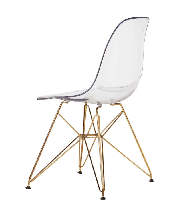 Chaise de salle à manger Eiffel (siège en acrylique)