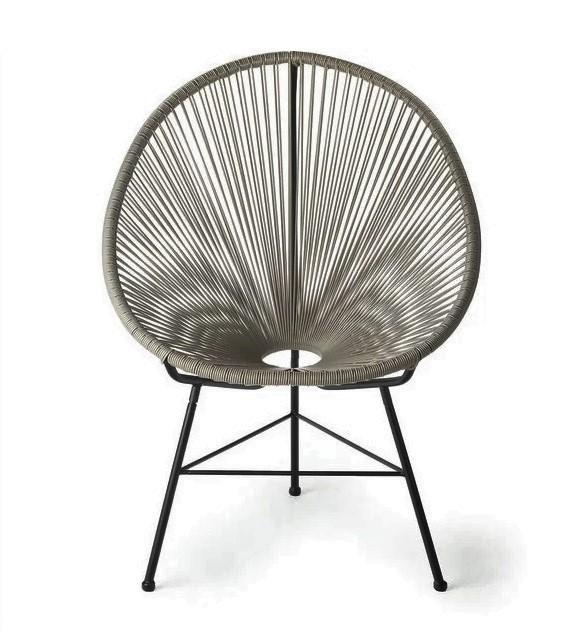 Grey Acapulco Chair