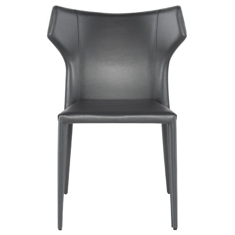 Wayne Dining Chair (Leather Legs)