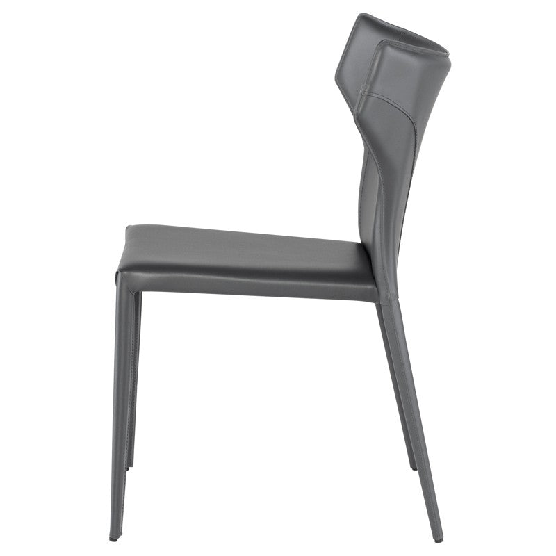 Wayne Dining Chair (Leather Legs)