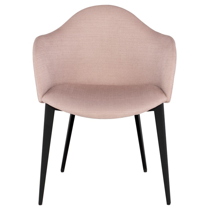 Nora Dining Chair (Matte Black Steel Legs)